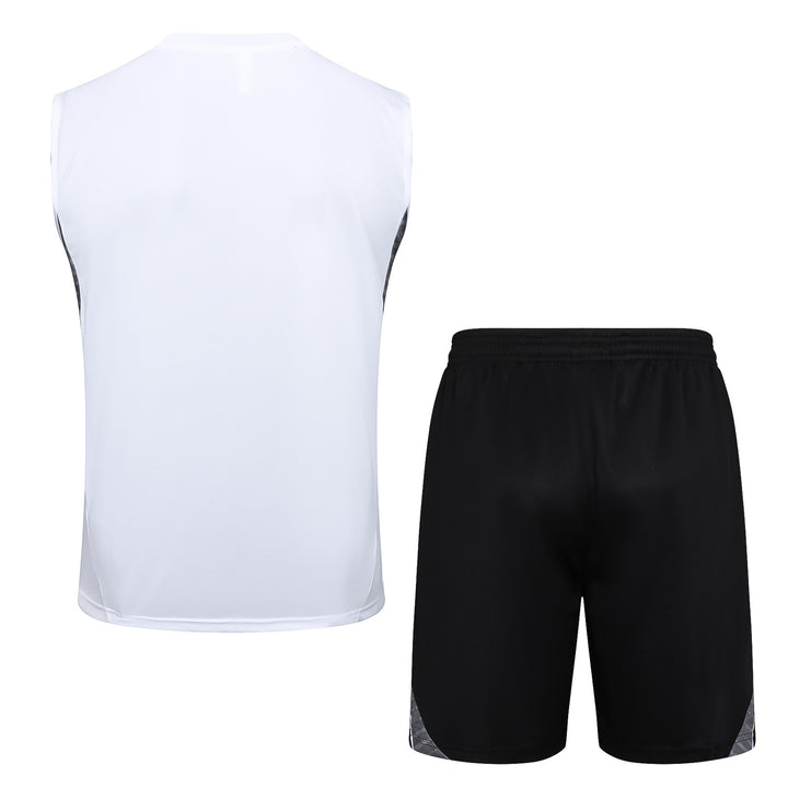 Kit Regata Real Madrid 25/26 - Branco/Preto/Cinza