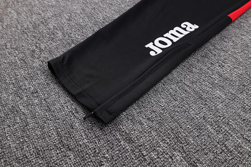 Calça Treino Joma - Preto/Vermelho