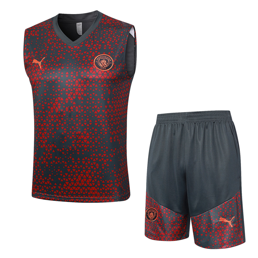 Kit Regata Manchester City 23/24 - Vermelho