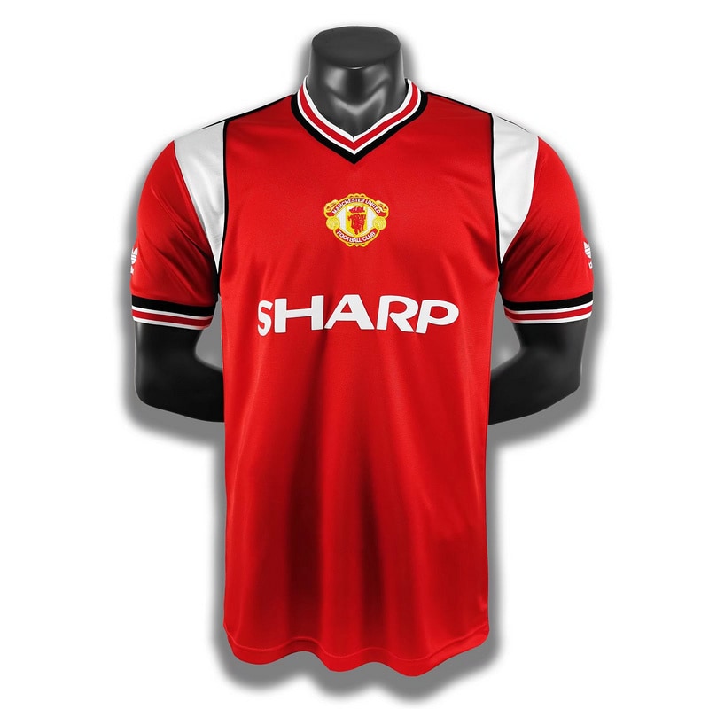 Camisa Retrô Manchester United 1985 Home – Belt Sports