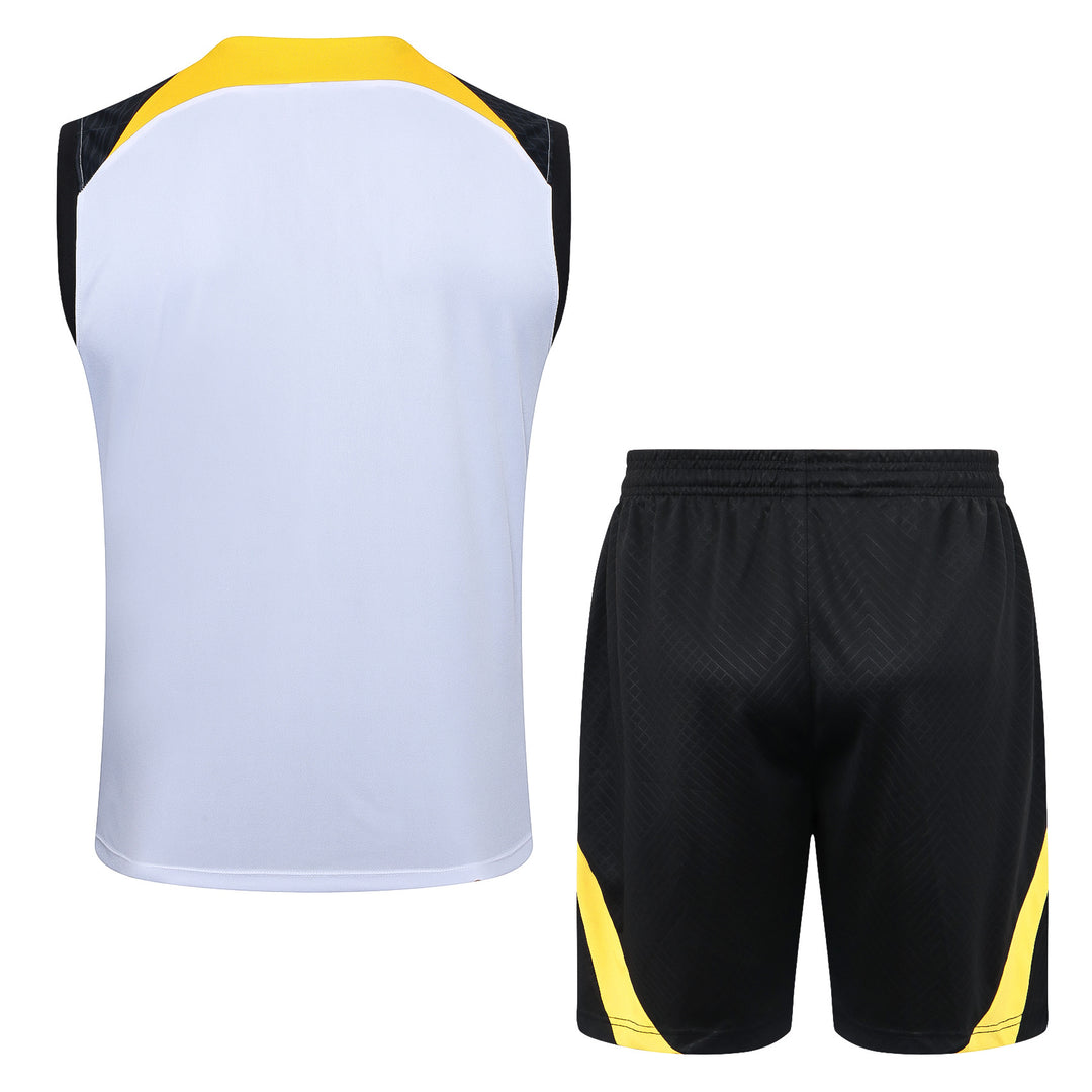 Kit Regata Chelsea 23/24 - Branco/Preto