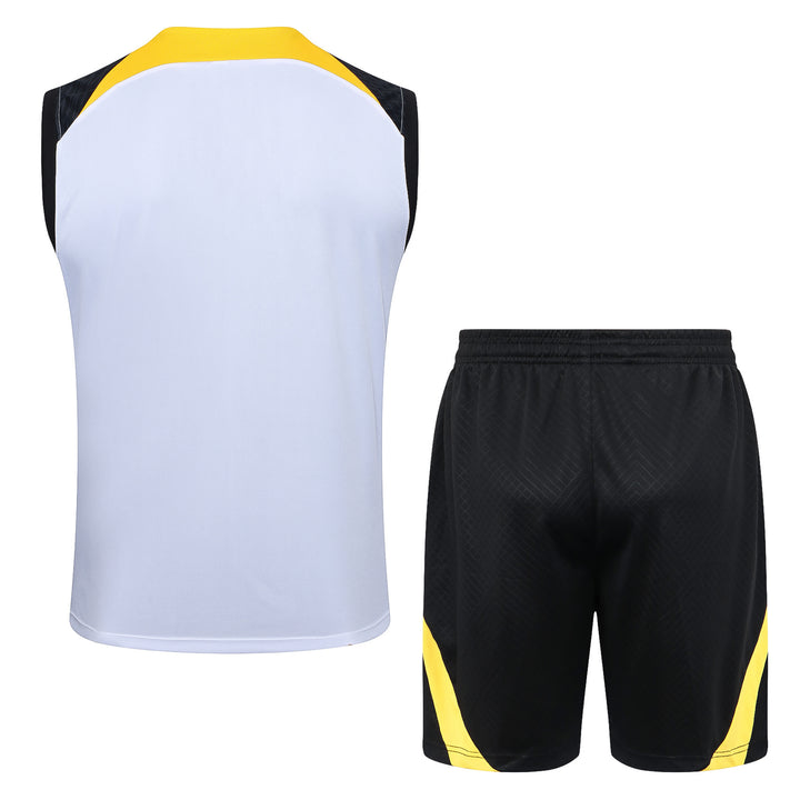 Kit Regata Chelsea 23/24 - Branco/Preto
