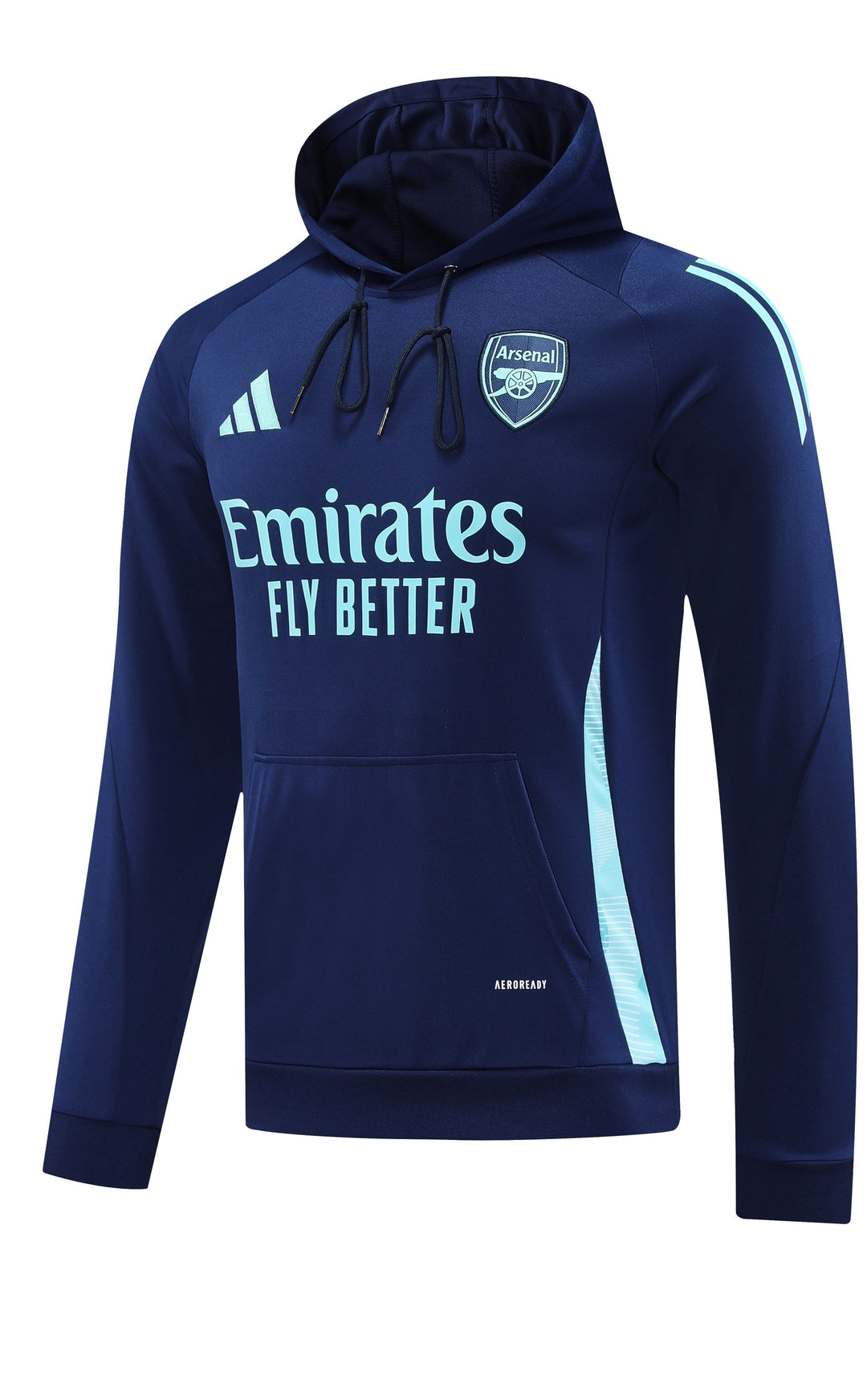 Blusão Arsenal 2024/25 Azul Marinho - Capuz