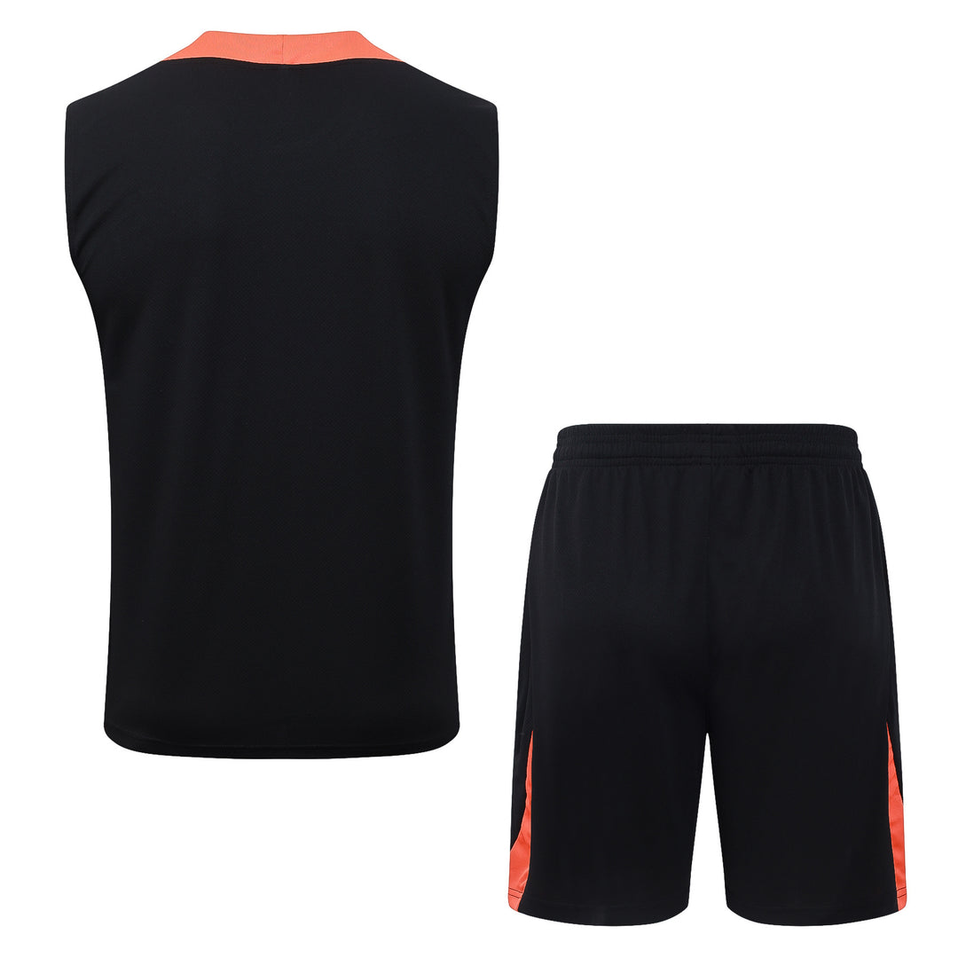 Kit Regata Brasil 25/26 - Preto/Salmão
