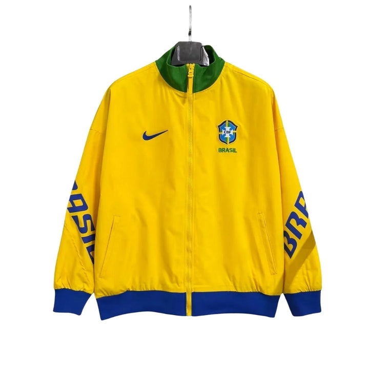 Jaqueta Corta Vento Brasil 2026 - Amarela