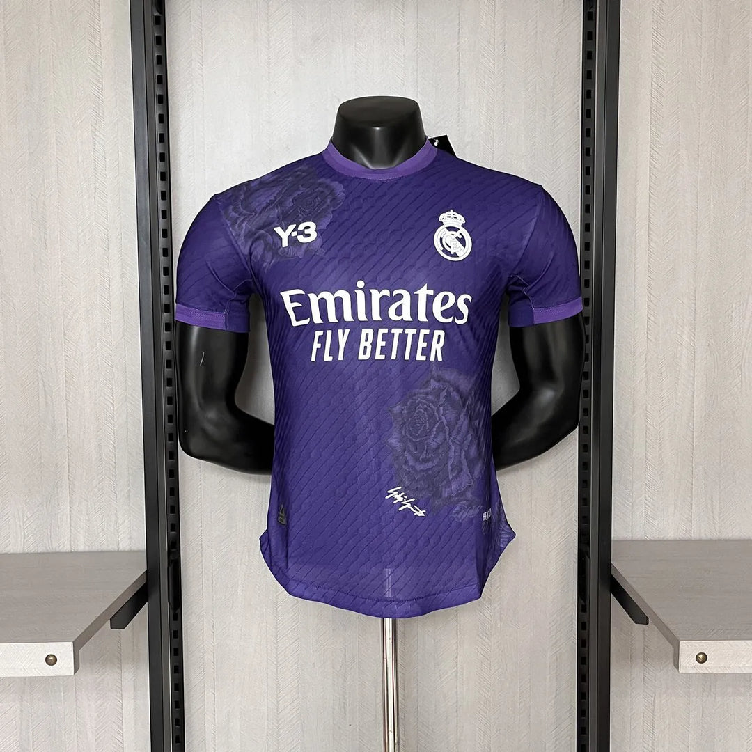 Camisa Real Madrid 24/25 Y3 Versão Jogador - Roxa