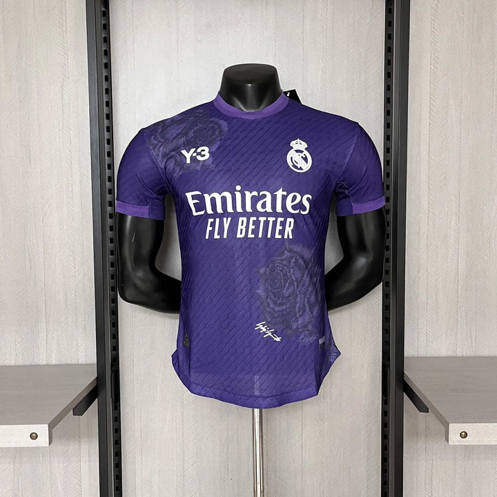 Camisa Real Madrid 24/25 Y3 Versão Jogador - Roxa