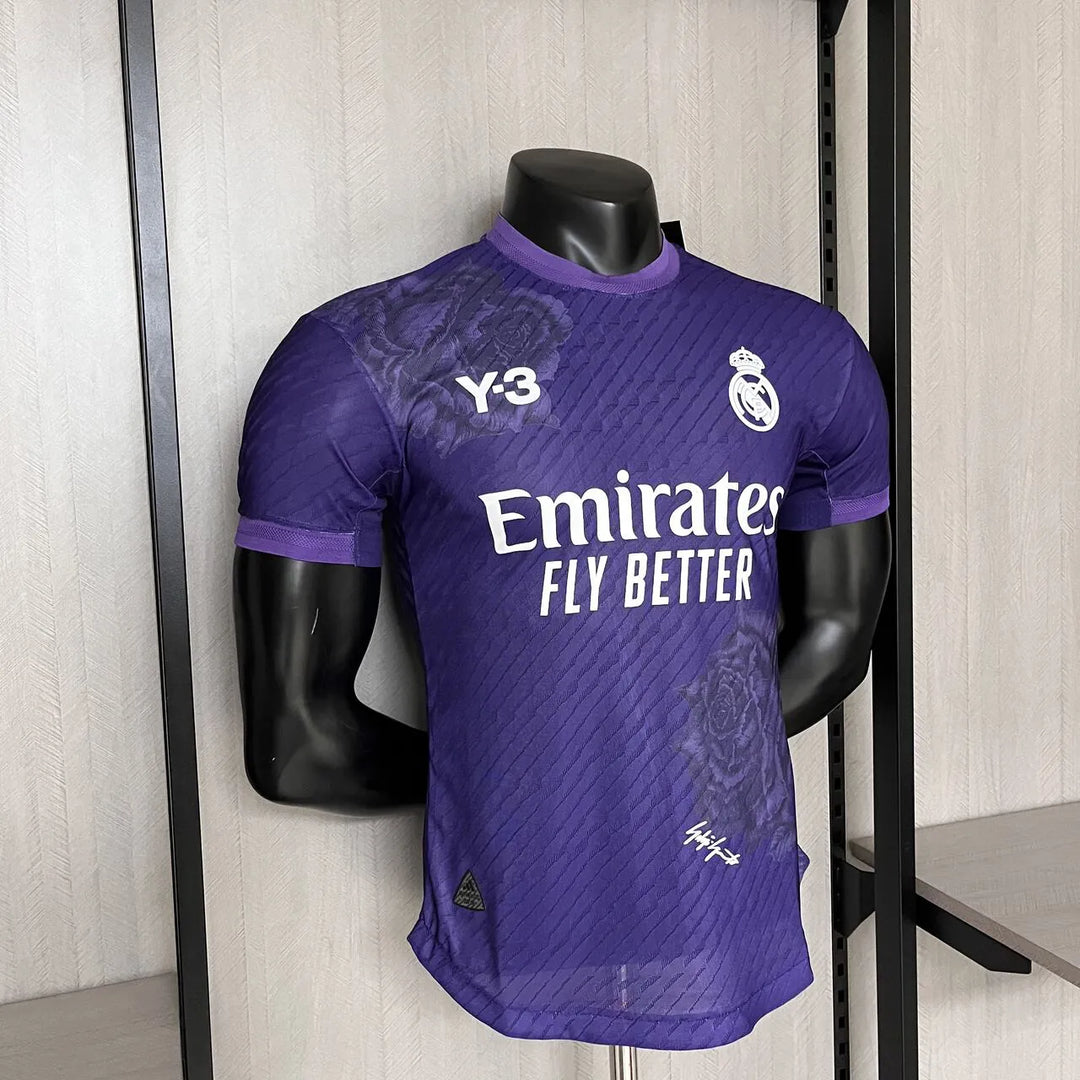 Camisa Real Madrid 24/25 Y3 Versão Jogador - Roxa