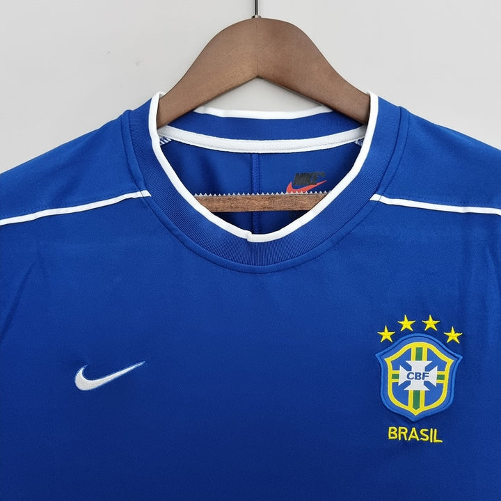 Camisa Retrô Brasil 1998 - Azul
