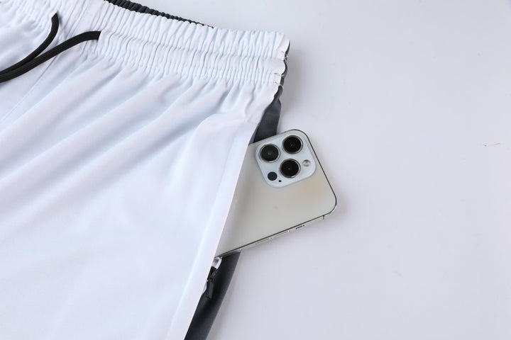 Calça Treino Nike - Cinza Escuro/Branco