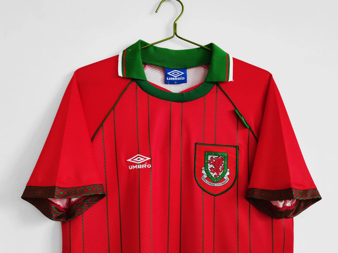 Camisa Retrô País de Gales 1994 Home