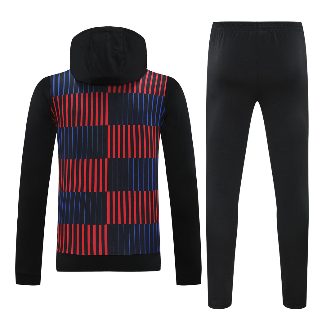 Conjunto Barcelona 2024/25 Preto - Capuz