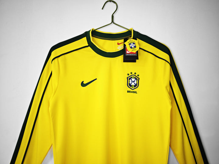 Camisa Retrô Brasil 1998 - Manga Longa
