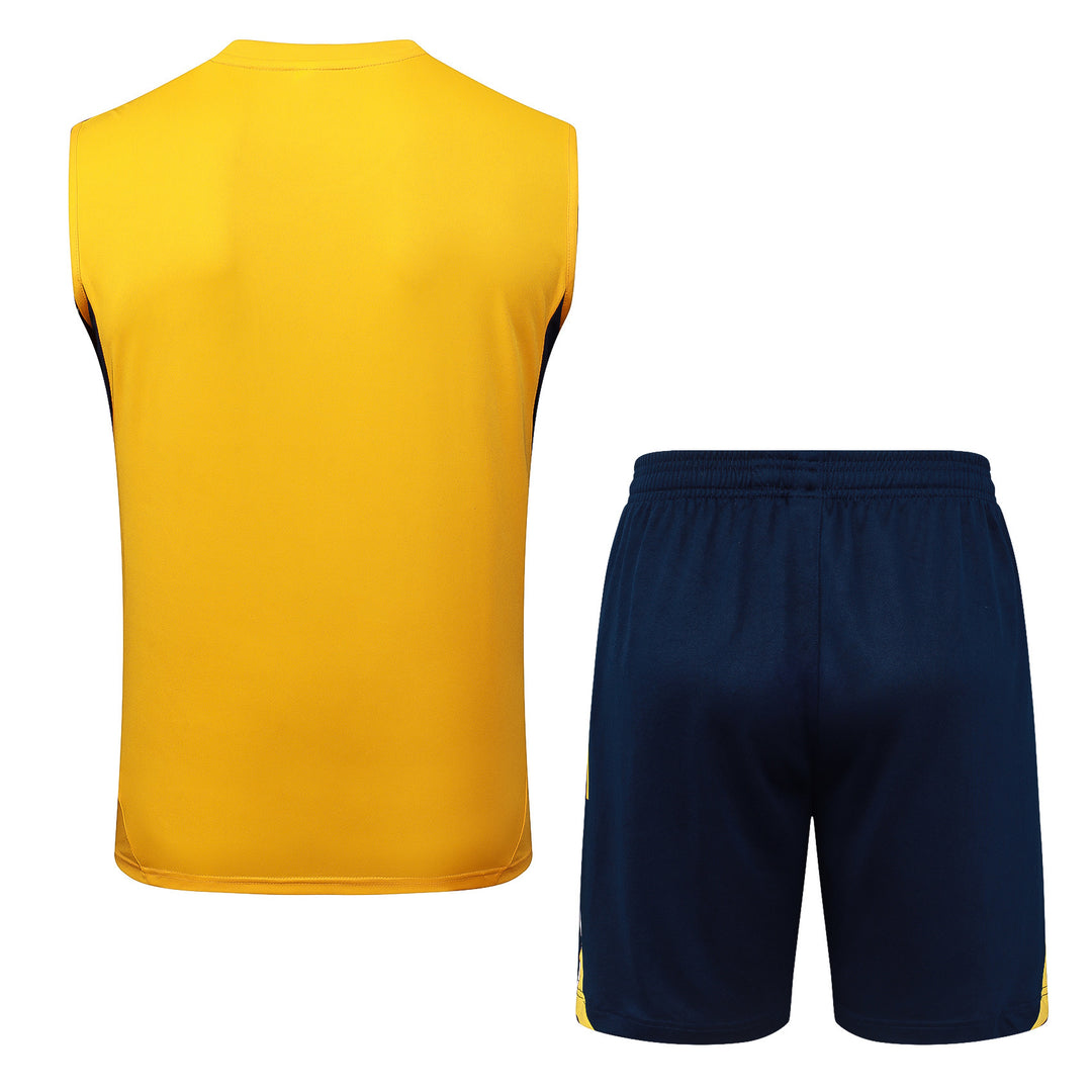 Kit Regata Boca Juniors 25/26 - Amarelo/Azul Marinho