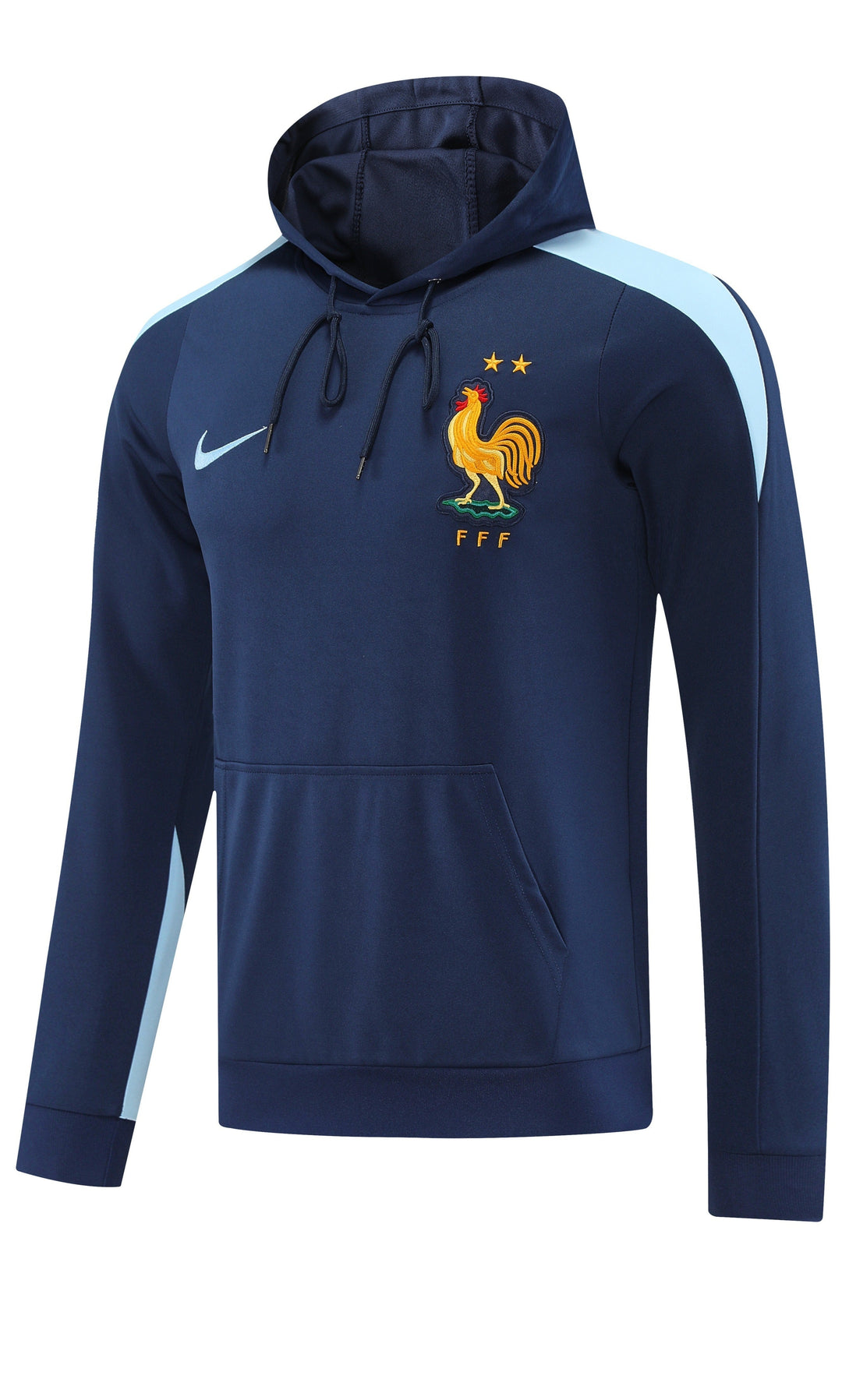 Blusão França 2024/25 Azul Marinho - Capuz