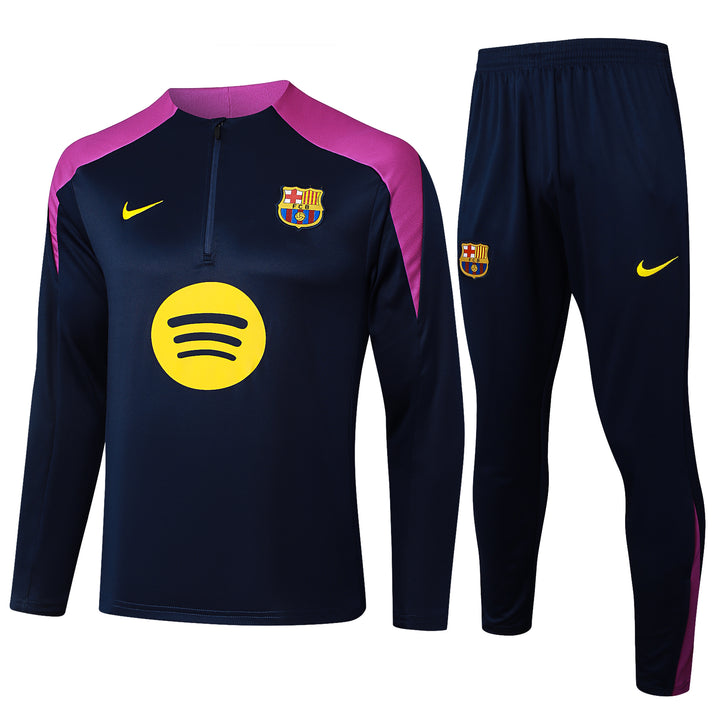 Conjunto Treino Barcelona 25/26- Azul/roxo