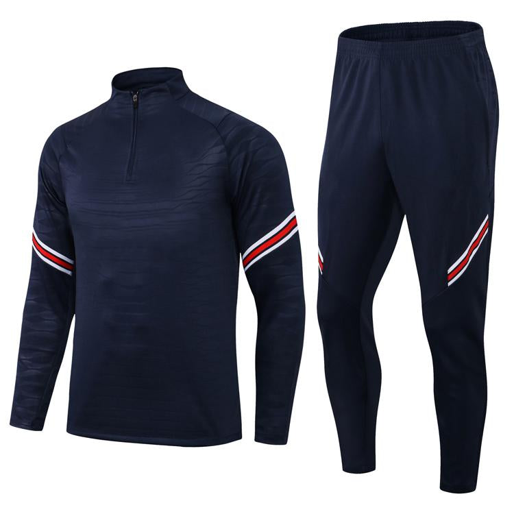 Conjunto Treino - Azul Marinho/Vermelho