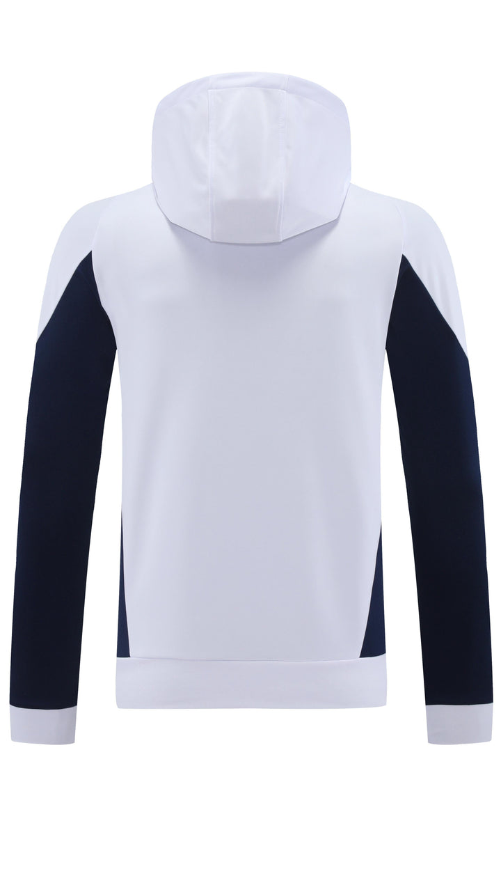 Blusão Real Madrid 2024/25 Branco - Capuz