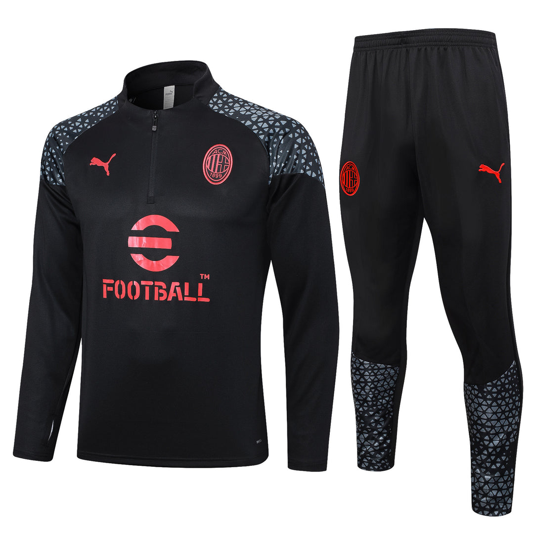 Conjunto Treino Milan 23/24 - Preto