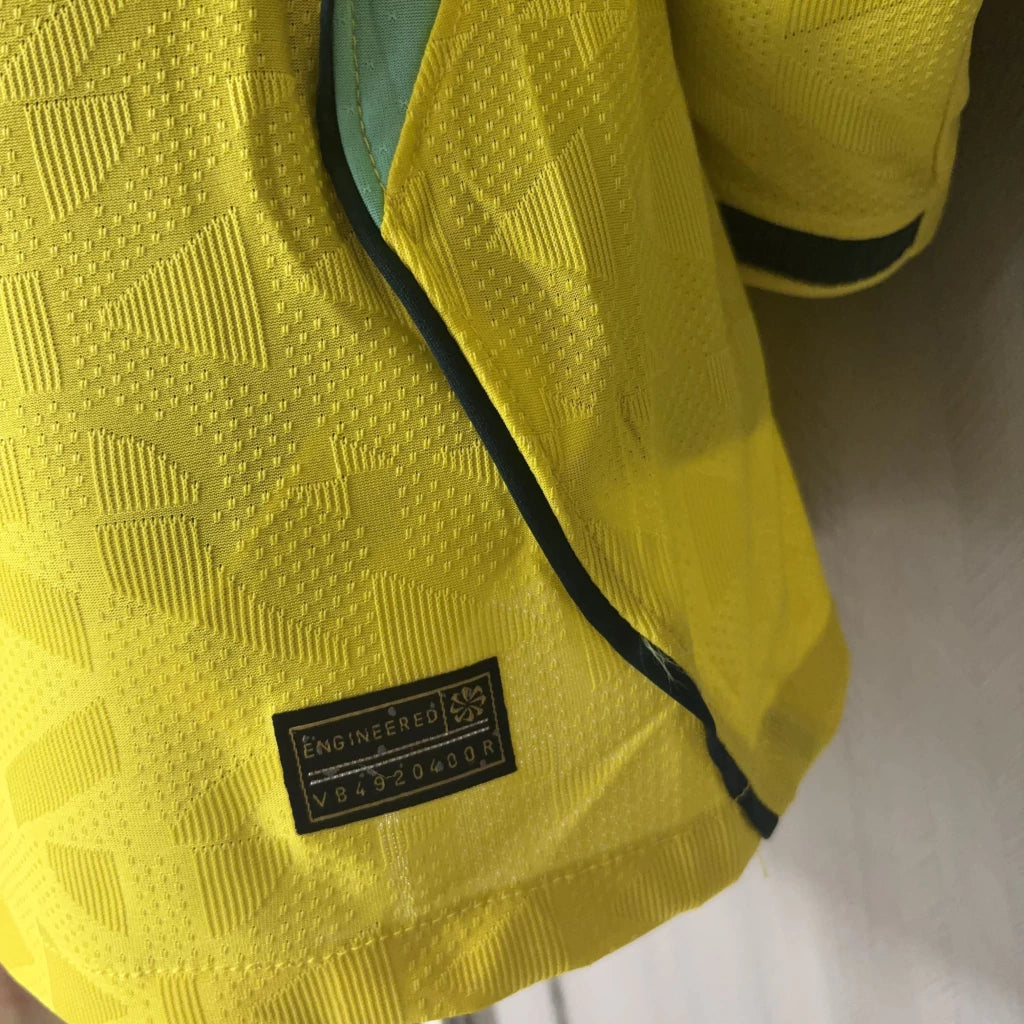 Camisa Brasil Home 2026 Manga Longa - Versão Jogador
