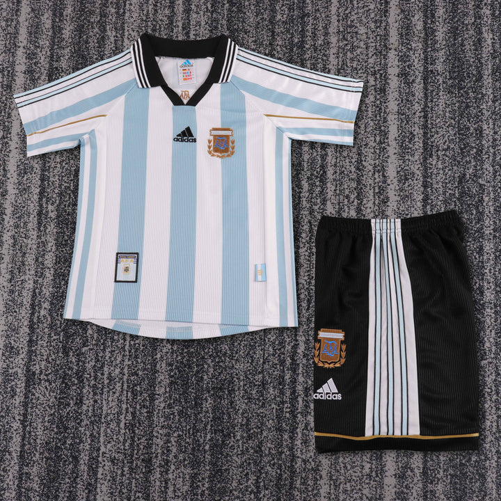 Camisa Retrô Argentina 1998 Home Infantil – Belt Sports