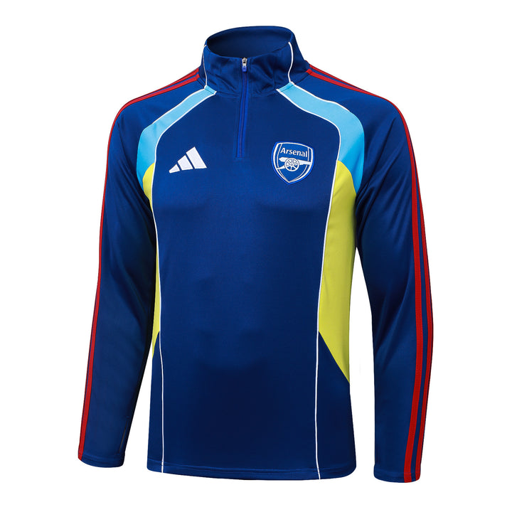 Blusão Arsenal 2025/26 - Azul Escuro/Amarelo