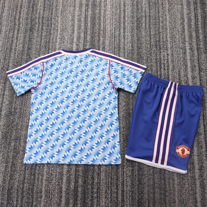 Camisa Retrô Manchester United 1990/91 Away Infantil – Belt Sports
