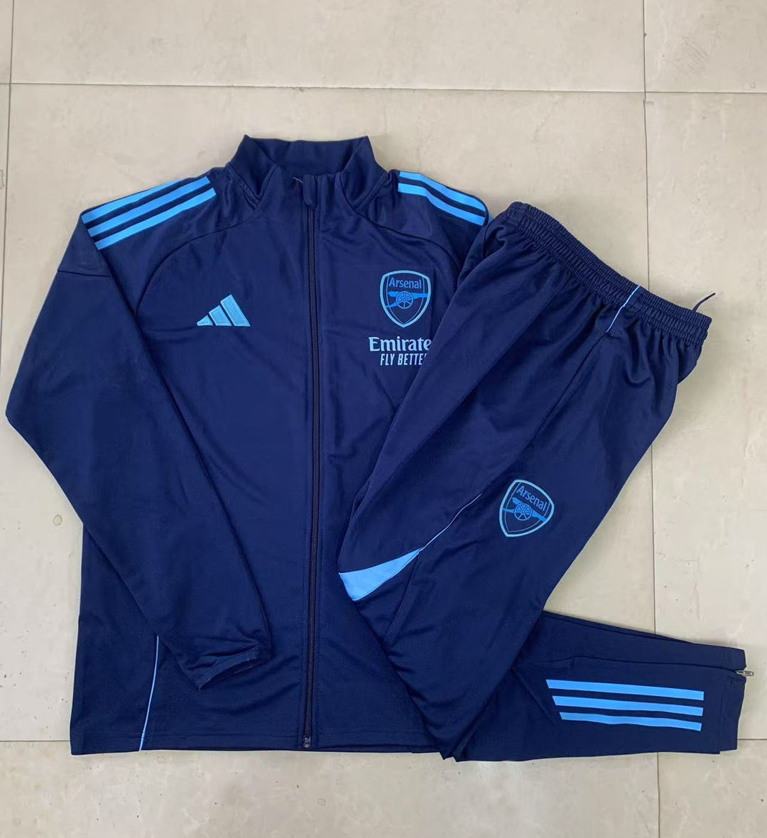 Conjunto Arsenal 25/26 - Azul Marinho