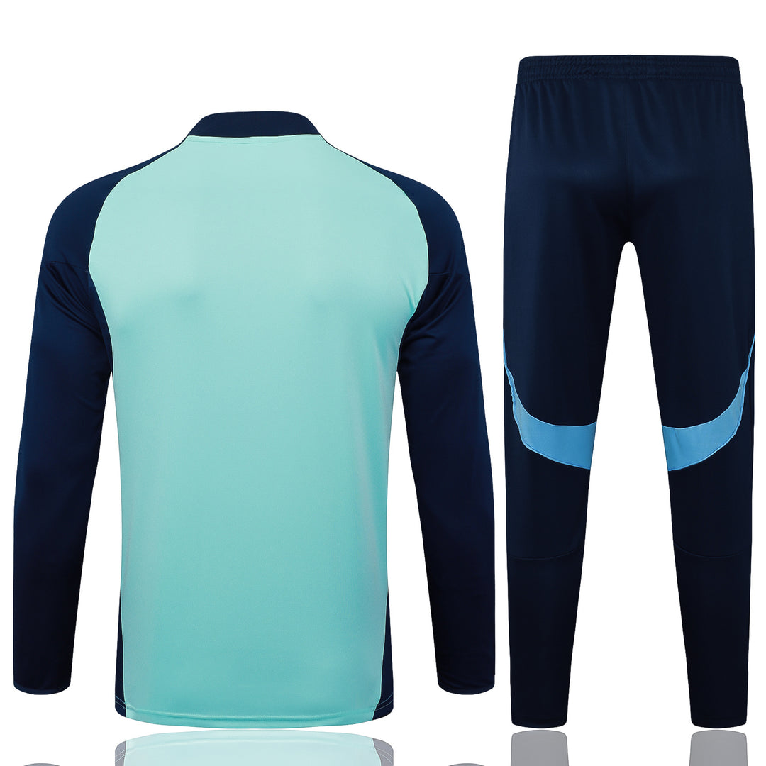 Conjunto Treino Arsenal 25/26 - Turquesa/Azul Marinho