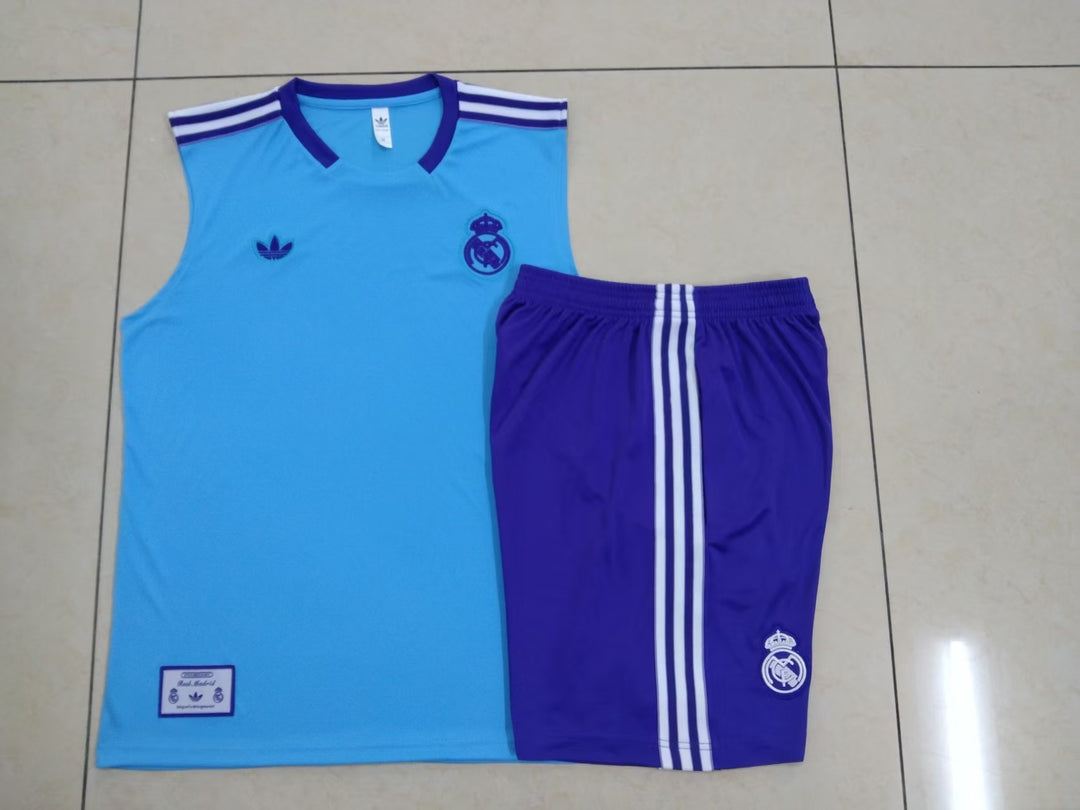 Kit Regata Real Madrid 25/26 - Azul Capri/Roxo