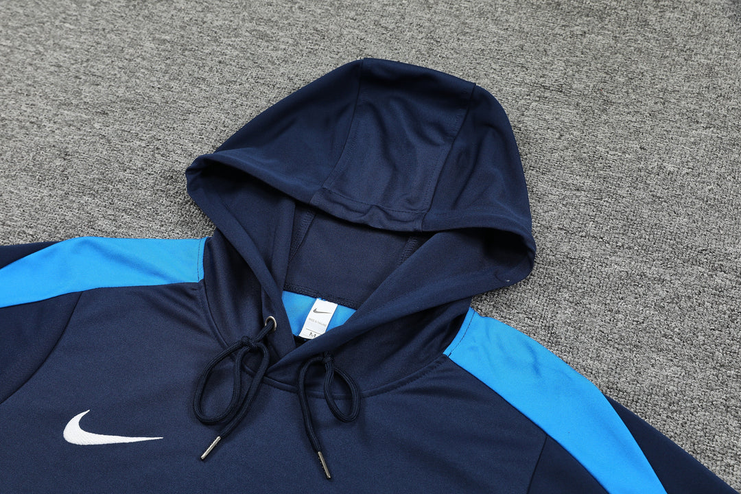 Conjunto Chelsea 2024/25 Azul Marinho II - Capuz