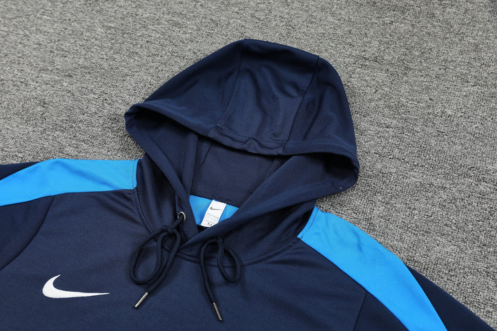 Conjunto Chelsea 2024/25 Azul Marinho II - Capuz
