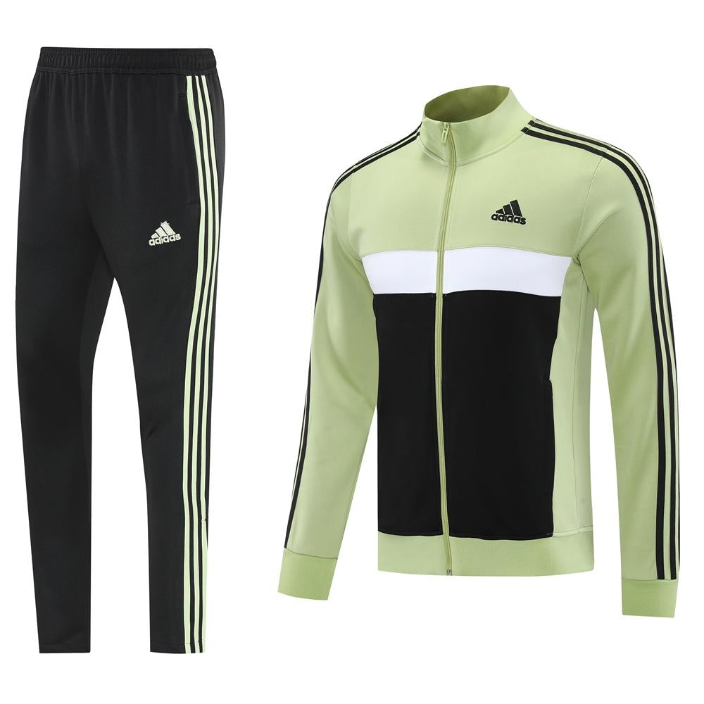 Conjunto Adidas - Preto/Verde Oliva