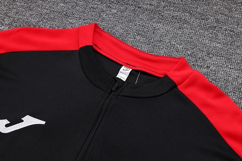 Conjunto Treino Joma - Preto/Vermelho II