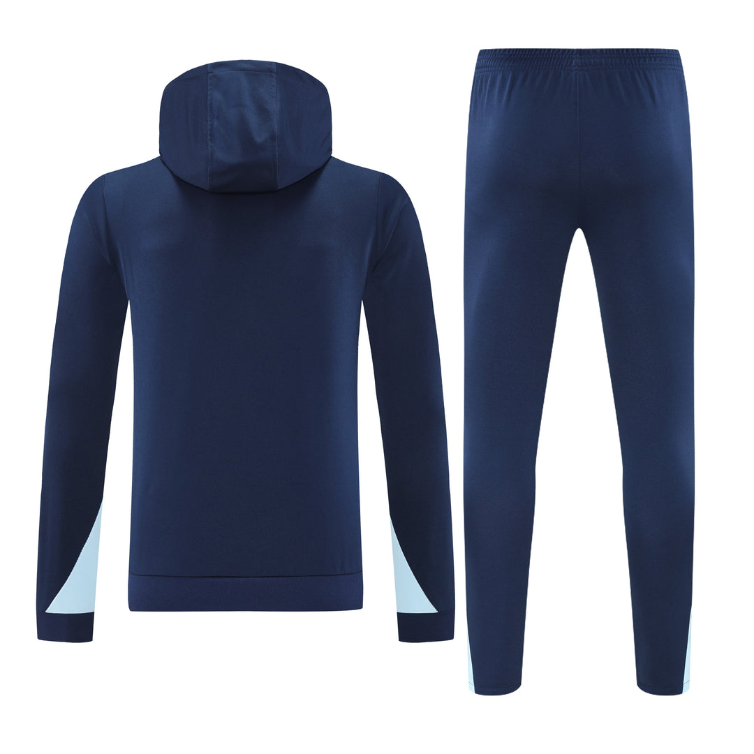 Conjunto França 2024/25 Azul Marinho - Capuz