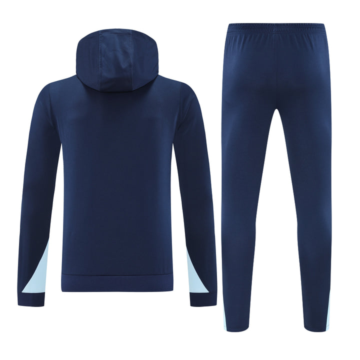 Conjunto França 2024/25 Azul Marinho - Capuz