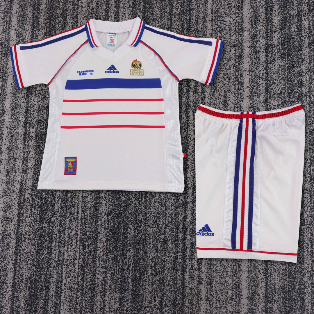 Camisa Retrô França 1998 Away Infantil – Belt Sports