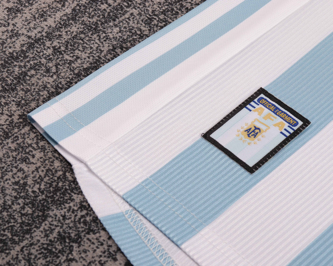 Camisa Retrô Argentina 1998 Home Infantil – Belt Sports