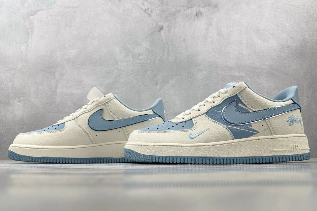 Nike Air Force 1 Louis Vuitton – Azul Claro/Branco