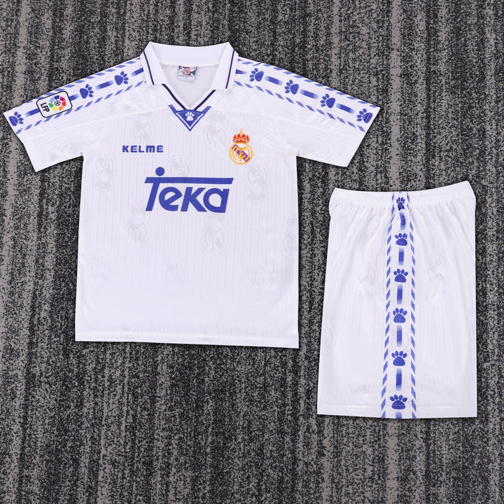 Camisa Retrô Real Madrid 1996/97 Home Infantil – Belt Sports