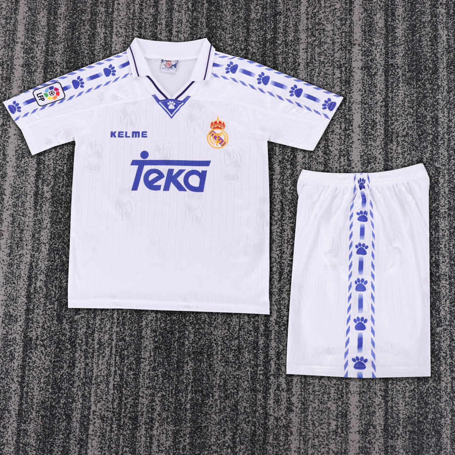 Camisa Retrô Real Madrid 1996/97 Home Infantil – Belt Sports