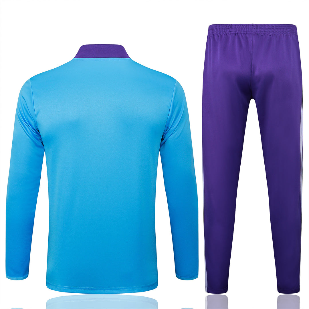 Conjunto Treino Real Madrid 25/26 - Azul Claro/Roxo
