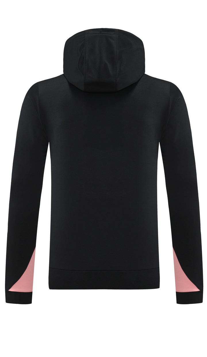 Blusão PSG 2024/25 Preto/Rosa - Capuz