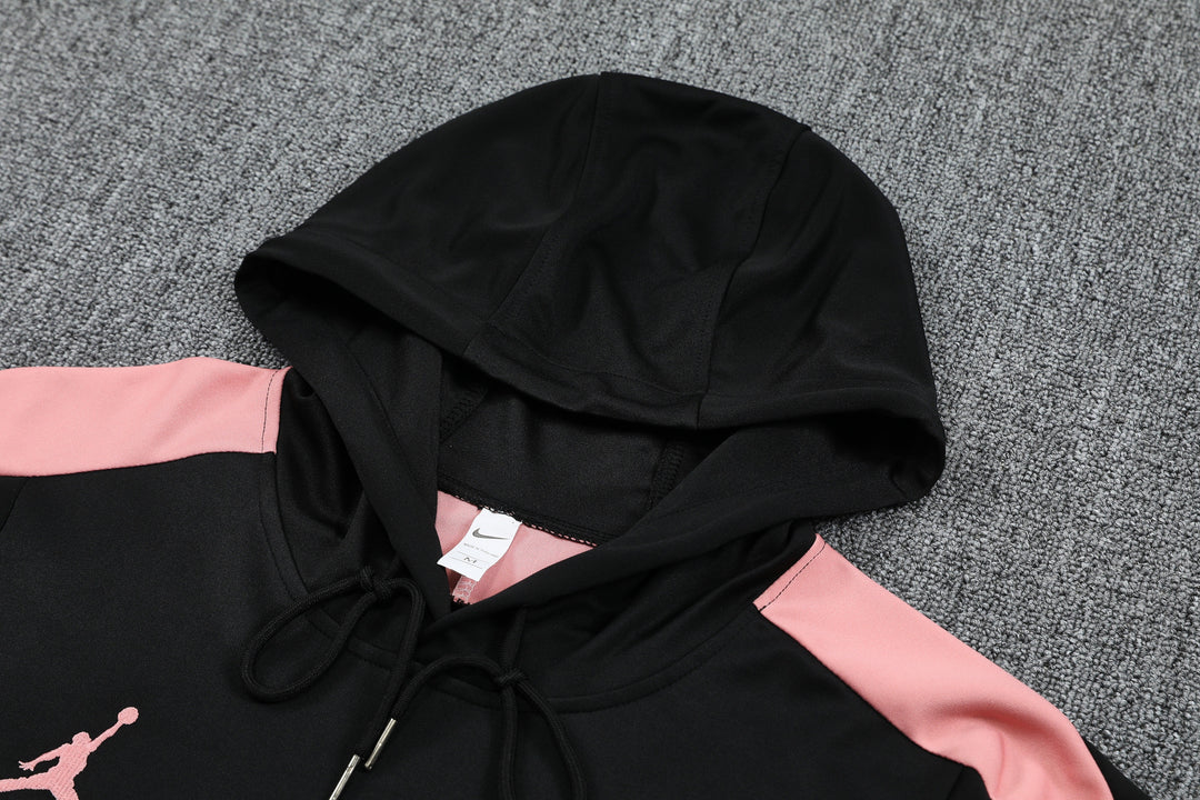 Blusão PSG 2024/25 Preto/Rosa - Capuz