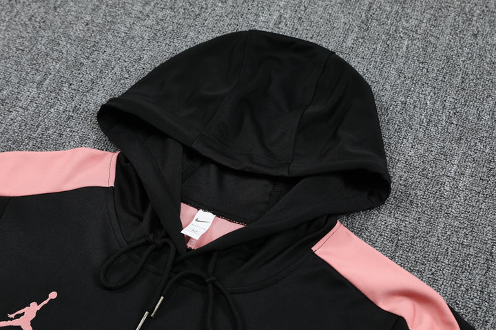 Blusão PSG 2024/25 Preto/Rosa - Capuz