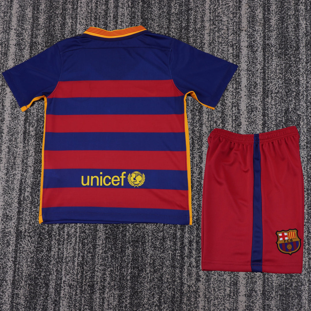 Camisa Retrô Barcelona 2015/16 Home Infantil – Belt Sports