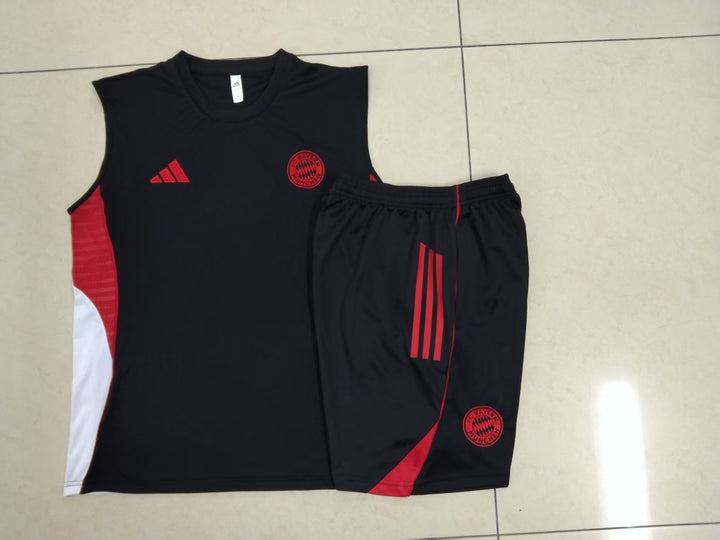 Kit Regata Bayern de Munique 25/26 - Preto/Vermelho/Branco