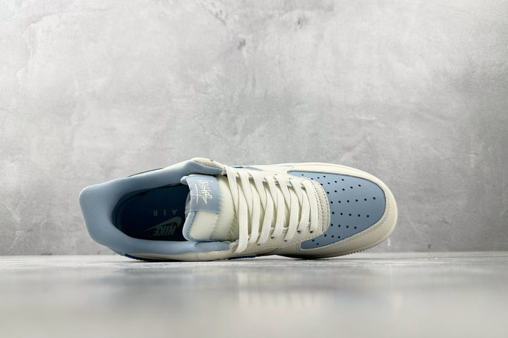 Nike Air Force 1 Louis Vuitton – Azul Claro/Branco