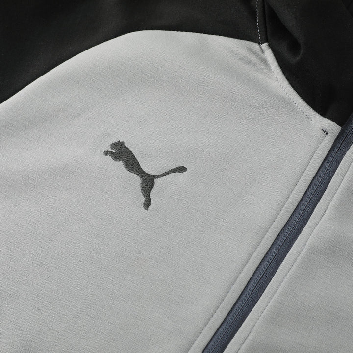 Conjunto Puma Tech Fleece - Cinza/Preto