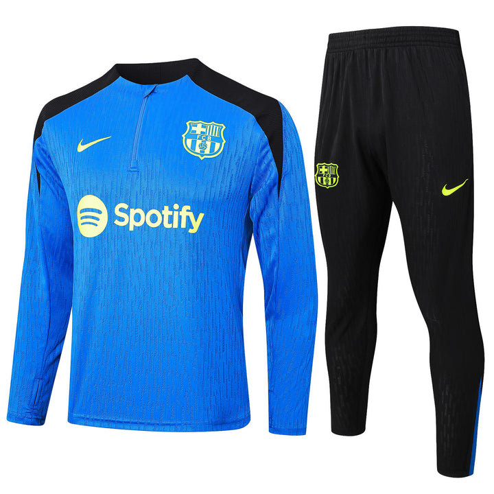Conjunto Treino Barcelona 24/25 - Azul/Preto